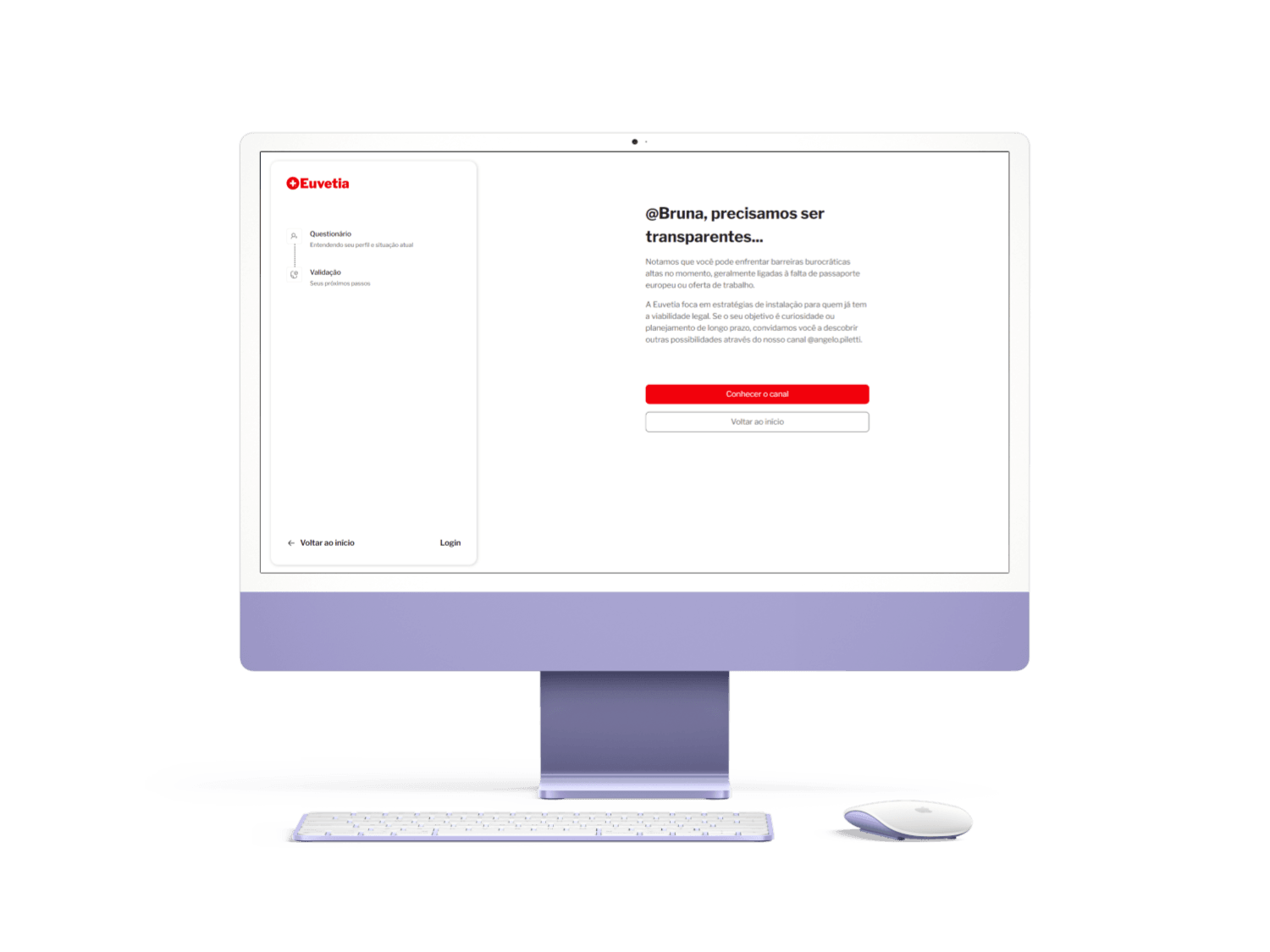 negative result of the eligibility flow