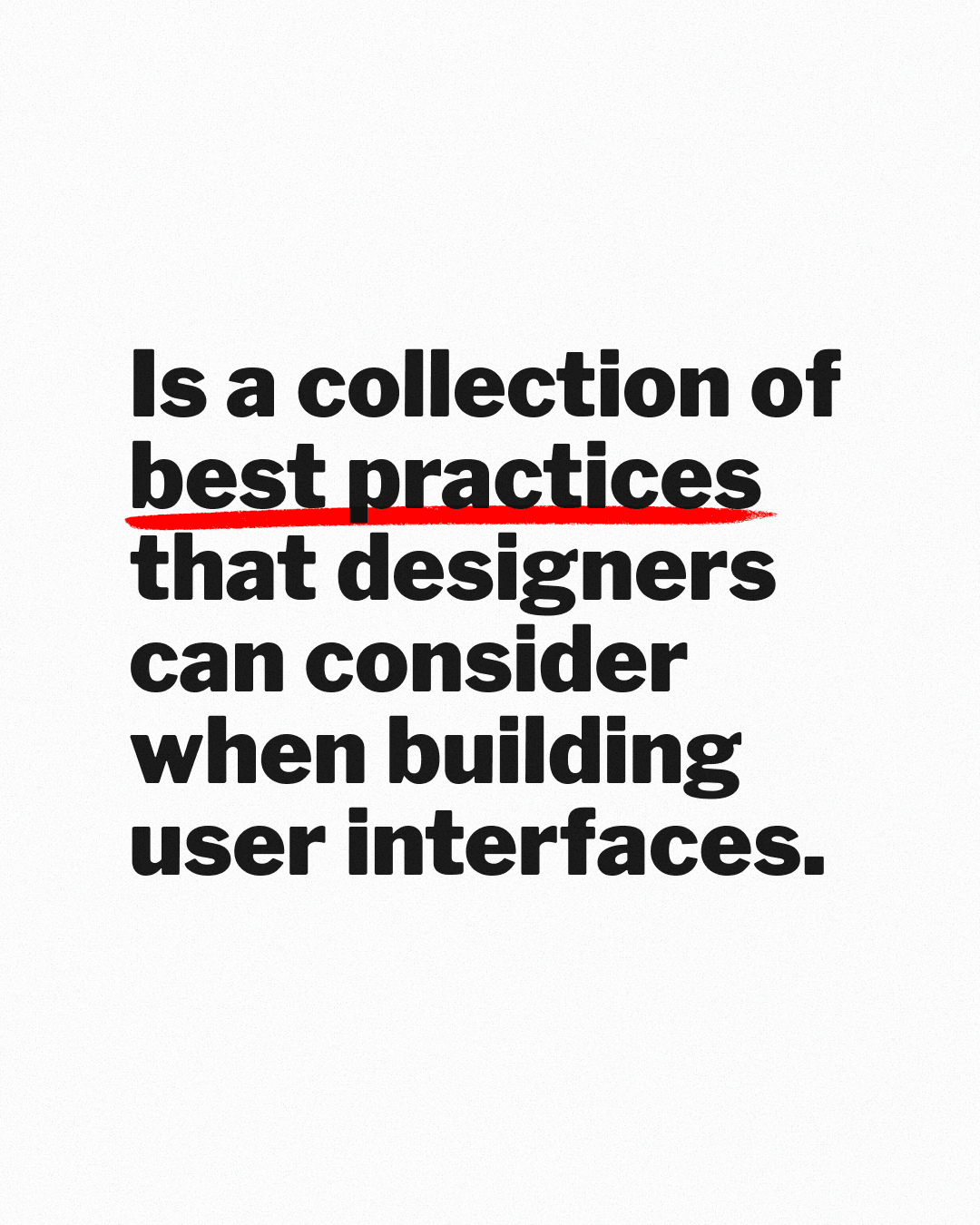 Visual explaining that Laws of UX are best practices designers can consider