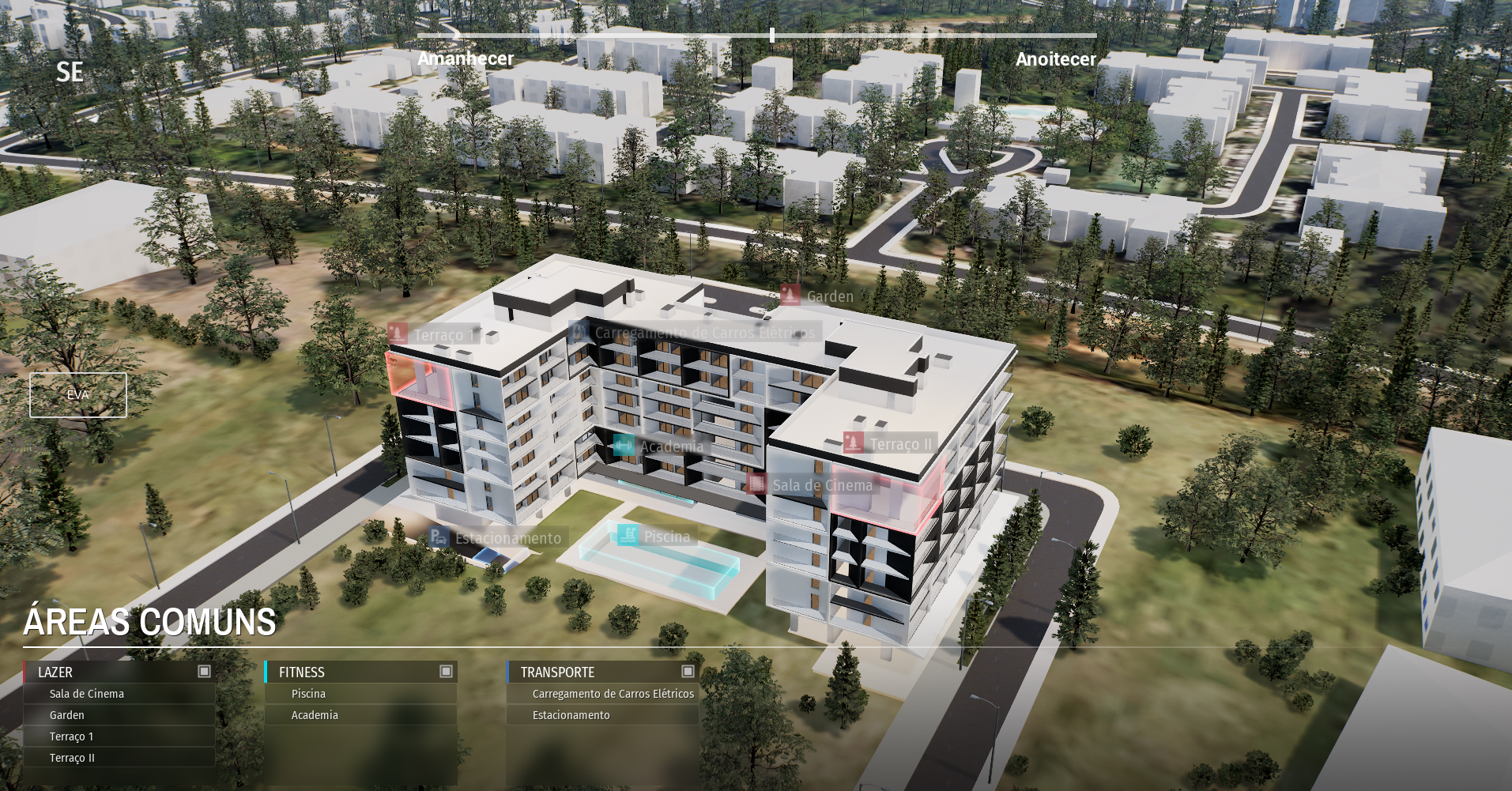 Original Unreal Archviz interface before the redesign